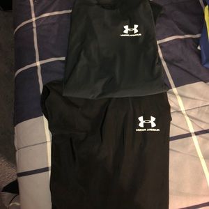 2 under armor compression shirts long sleeve